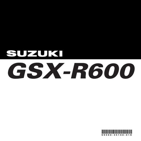 2005 GSXR 600 MANUAL PDF visual data 8