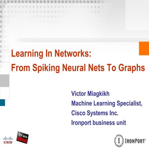 Learning in Networks: were Pavlov and Hebb right?