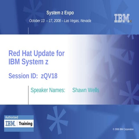2008-10-14 Red Hat Update for IBM System z