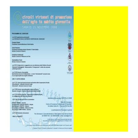 giovanni campagnoli (2008), Circoli virtuosi nel lavoro con i giovani, Villan...