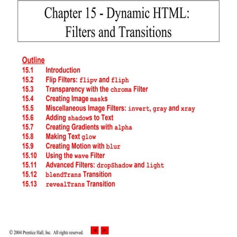 Dynamic HTML | PPT