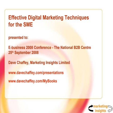 Practical Digital Marketing for SMEs