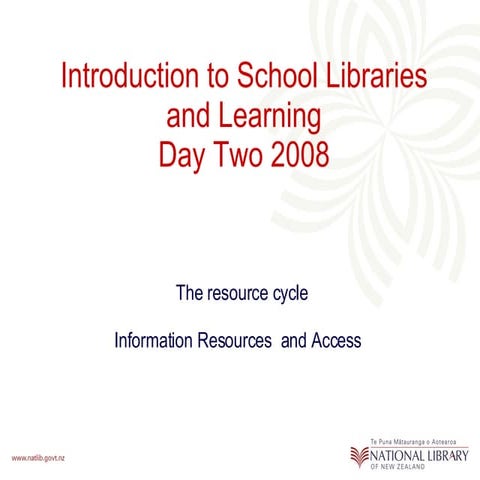 2008 Day 2  Isll Resource Cycle Info Res Access