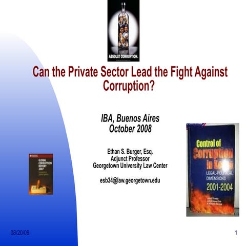 Youth and the fight against corruption | PPT