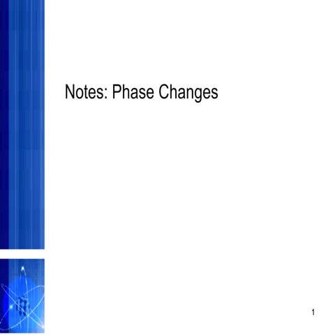 2008 Phase Changes