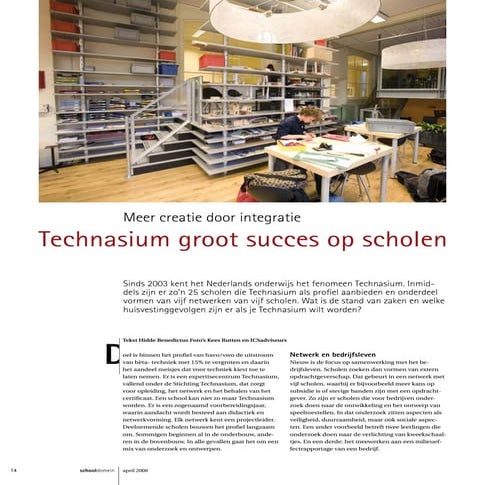 2008 sd5 - technasium groot succes op scholen