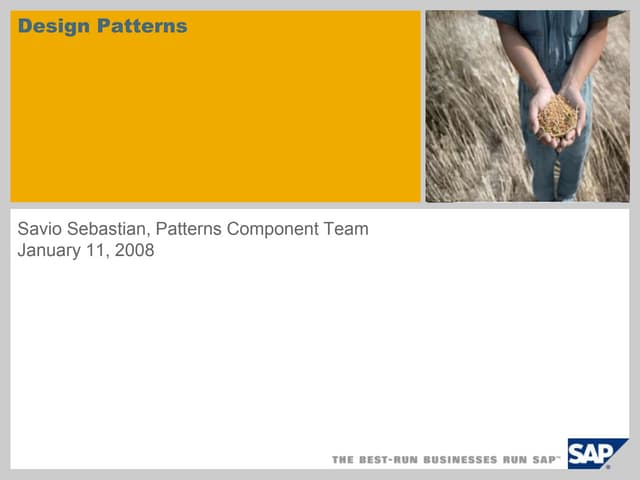 Design Patterns - Part 1 of 2