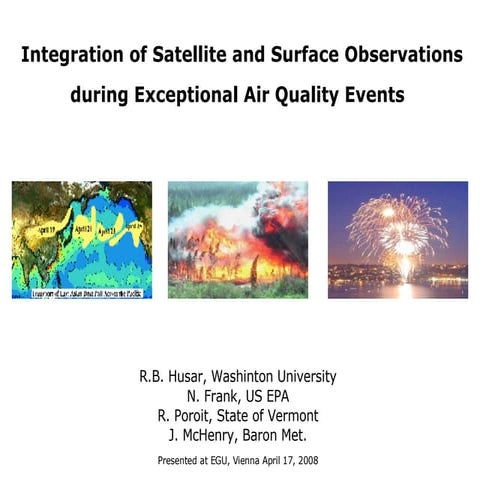 2008-04-15 EGU Mtg Vienna Exceptional Events