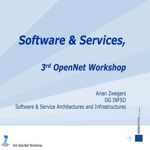 20080422 Overview of ICT research in Software & Services