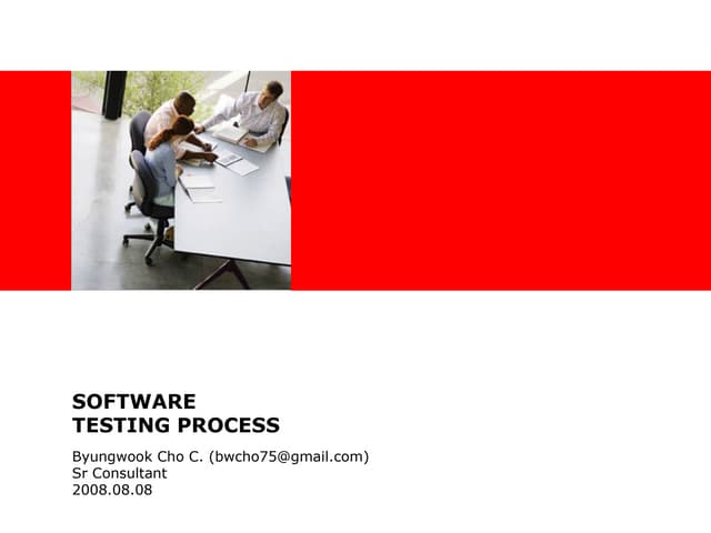 Software Testing Process