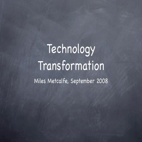 The evolution of the technology | PPTX