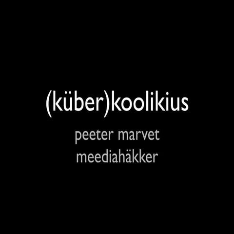 (küber)koolikius