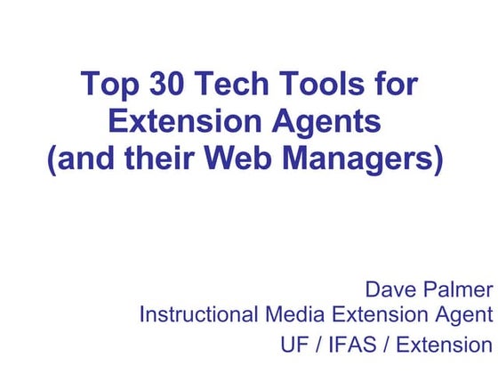 2008 10 21 Top Ten Tech Tools Agents E Xtension
