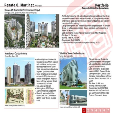 RO Martinez Architects Portfolio | PDF