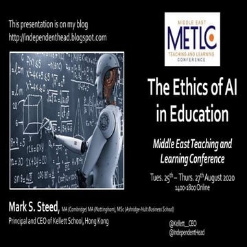 The Ethics of AI in Education