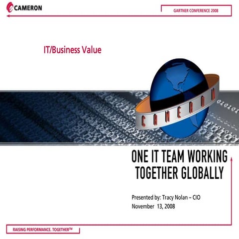 2008 Gartner Conference   It Business Value