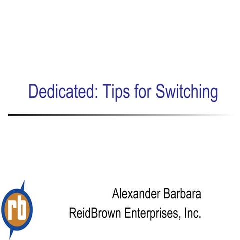 Switching To A Dedicated Server