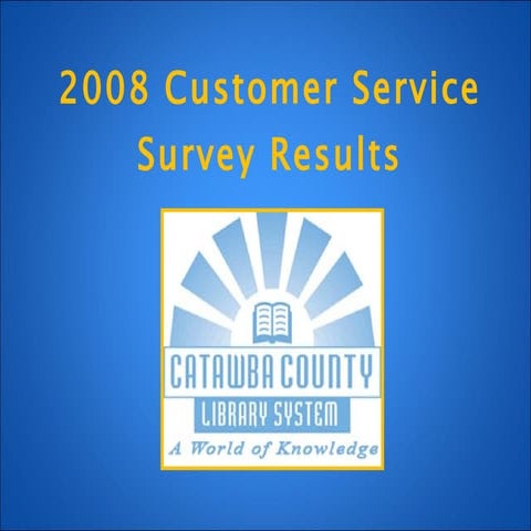 2008 customer survey responses