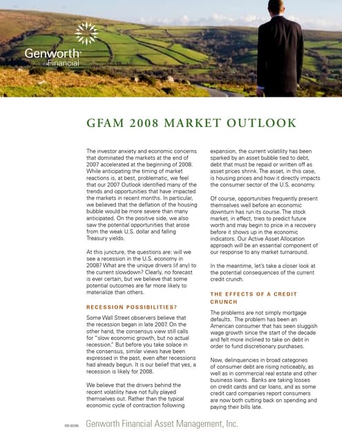 2008 Market Outlook