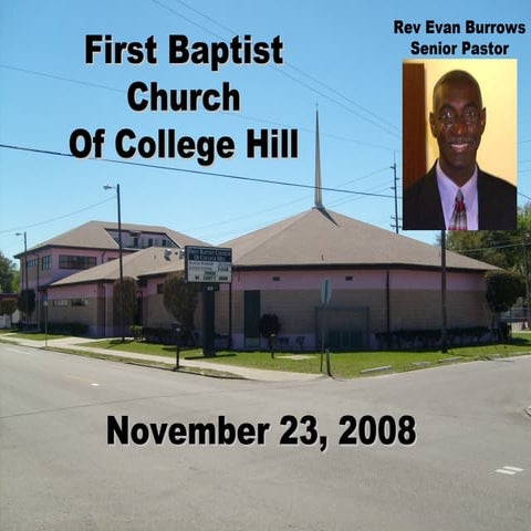FBCCH Announcements - 2008 Nov 23
