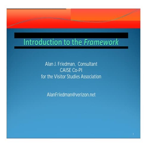 Framework Plenary - Introduction | PDF