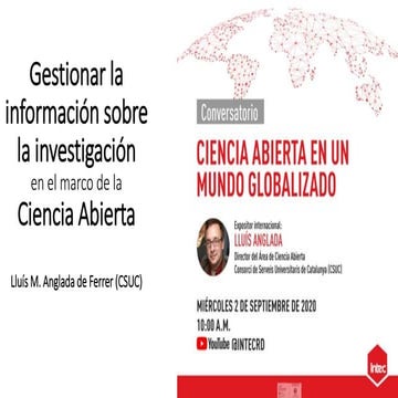 Ciencia abierta en un mundo globalizado