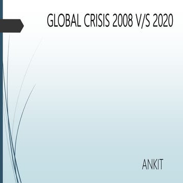 2008 vs 2020 global crisis