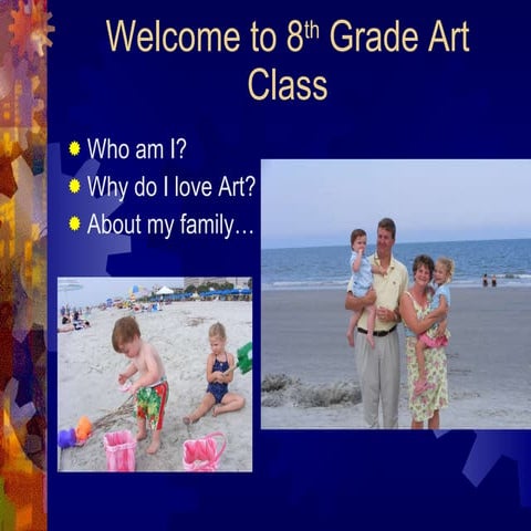 2008 Welcome To 8th Grade Art