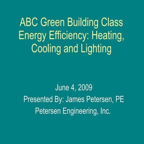 Early Energy Analysis | PDF