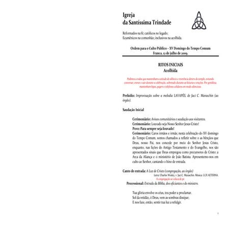 2009 07-12, xv domingo do tempo comum