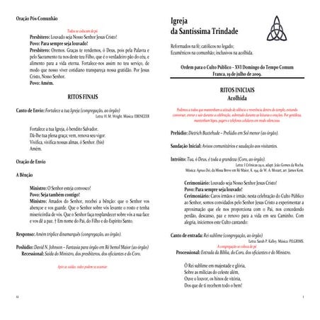 2009 07-19, xvi domingo do tempo comum