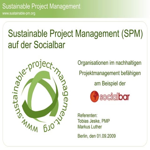 SPM auf der Socialbar