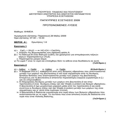παγκυπρ χημ 2009 λυσ