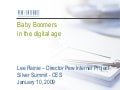 Baby Boomers in the digital age