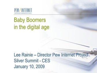 Baby Boomers in the digital age