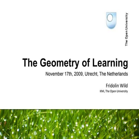 The Geometry of Learning