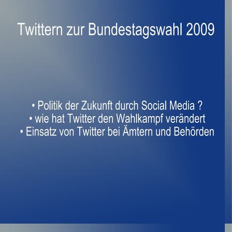 Jimmy Schulz - Tweetakademie