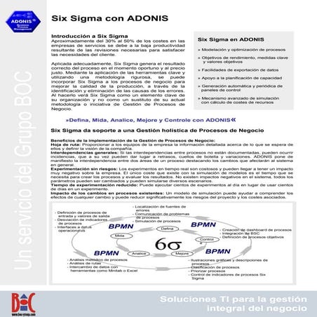 Gestión de Procesos y Seis Sigma