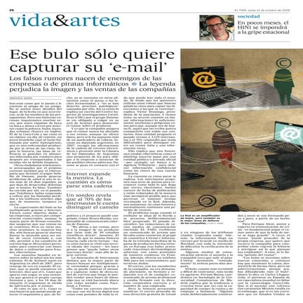 Ese bulo sólo quiere capturar su e-mail