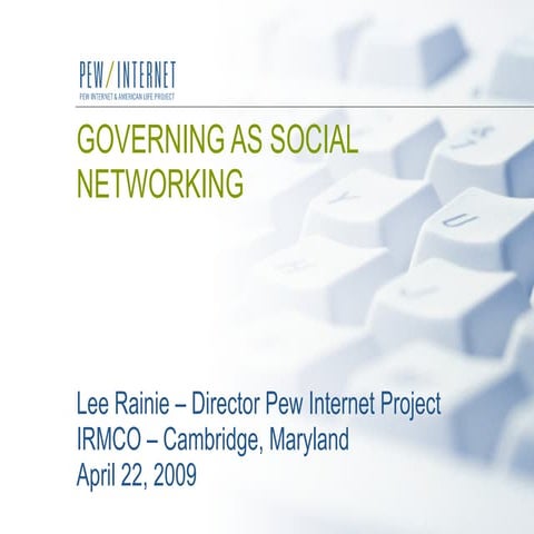 Governing as social networking