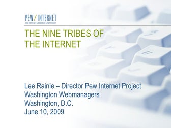 The nine tribes of the internet