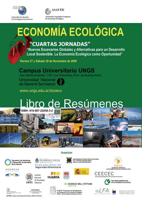Cuartas Jornadas de la Asociación Argentina Uruguaya de Economía Ecológica