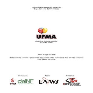 Maratona de programação 2009. Exerc...