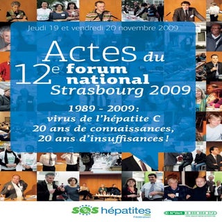 2009 strasbourg-actes forum sos hep...