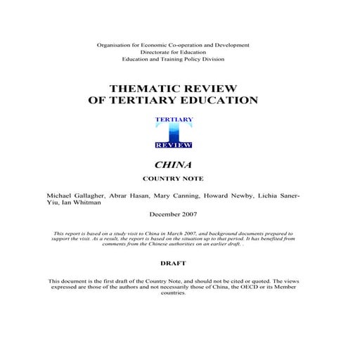 20090104 oecd china country note second draft -2_
