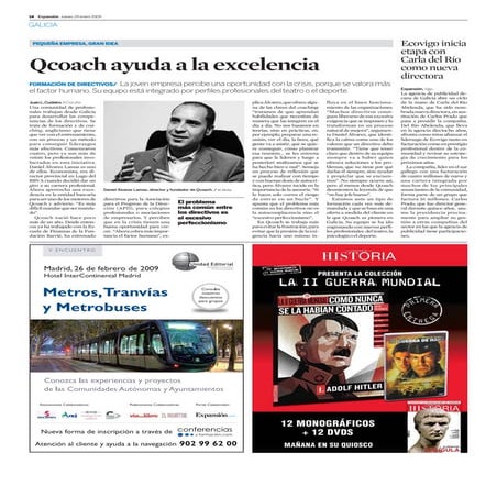 Diario Expansión: Qcoach ayuda a la excelencia