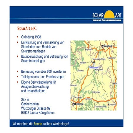 Bürgersolaranlage Klärwerk Asselbrunn