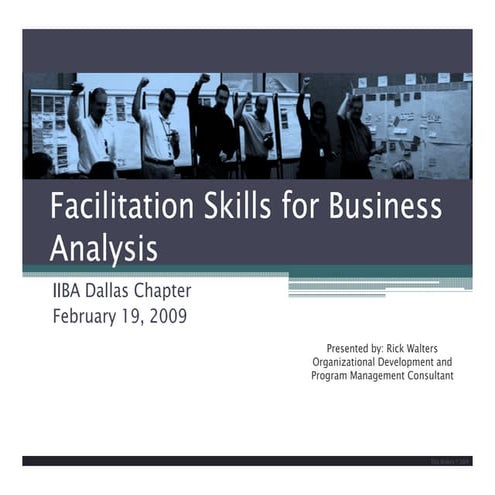 IIBA Facilitation Skills For Business Analysis v2