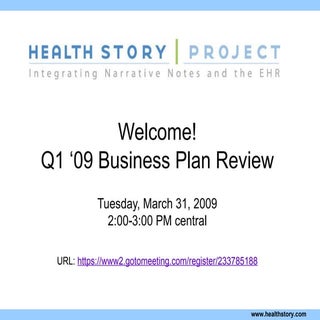 2009 03 31 Healthstory Webinar Pres...