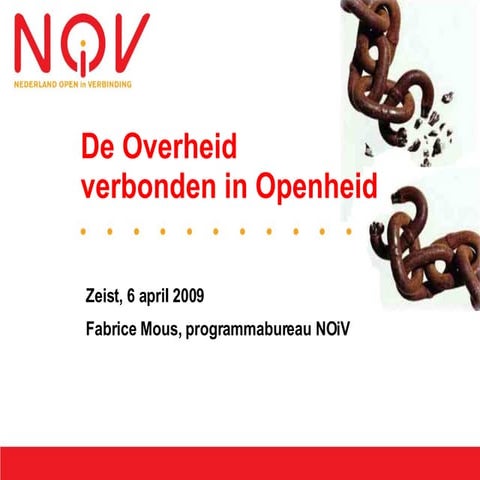 De Overheid Verbonden in Openheid